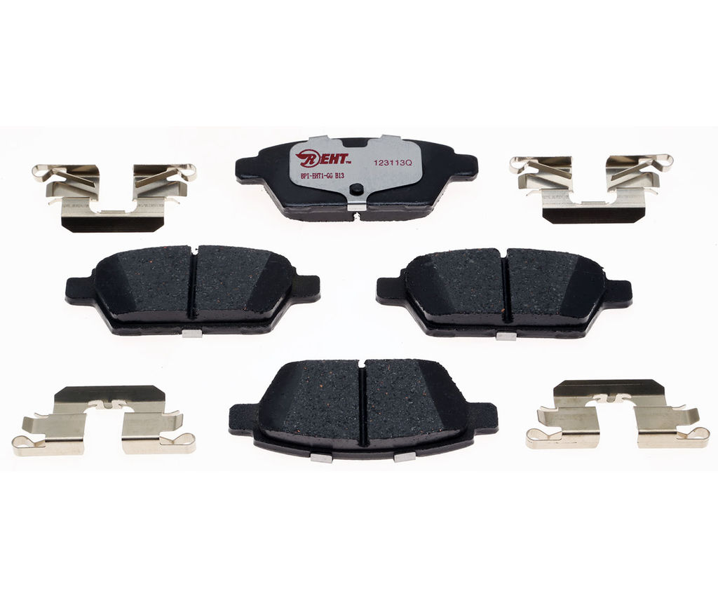Raybestos EHT1161H - Element3 Enhanced Compound Disc Brake Pads, 2 Wheel Set