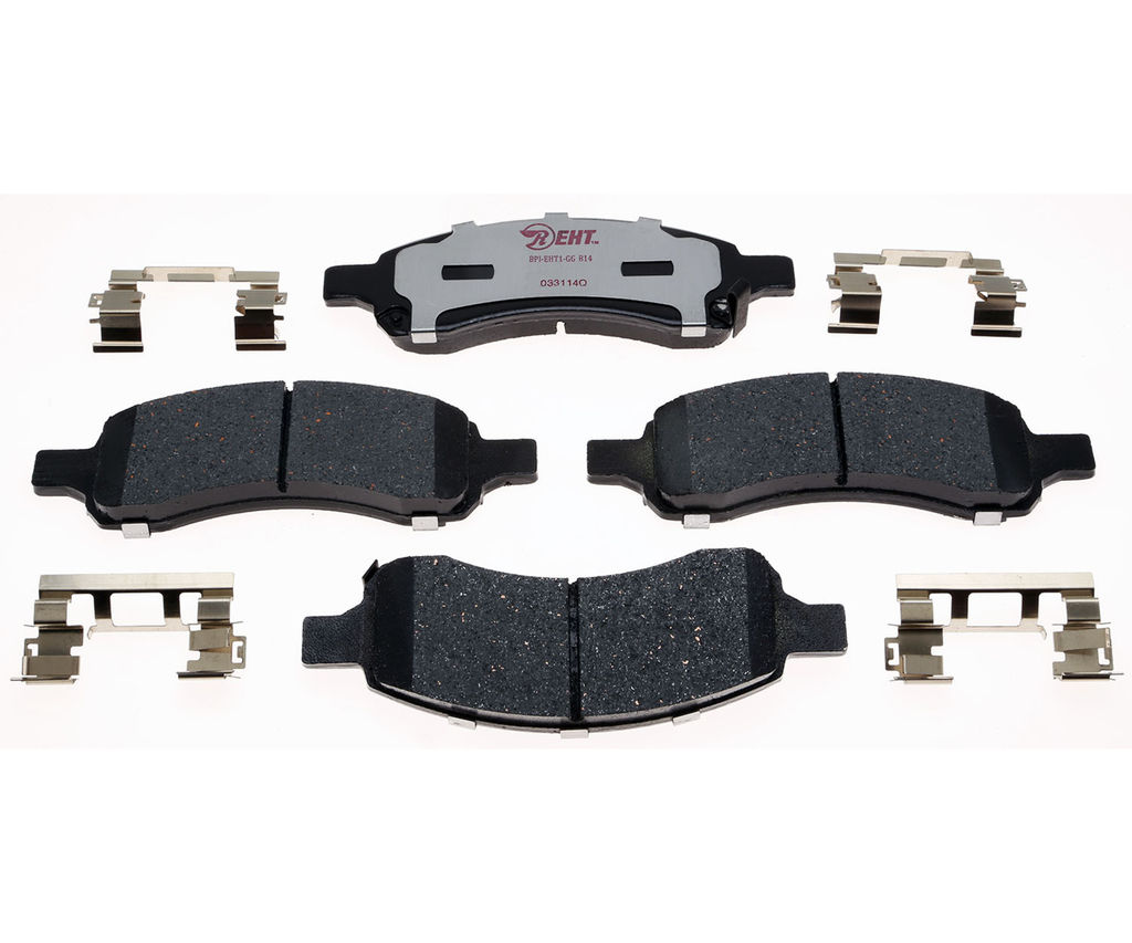 Raybestos EHT1169AH - Element3 Enhanced Compound Disc Brake Pads, 2 Wheel Set