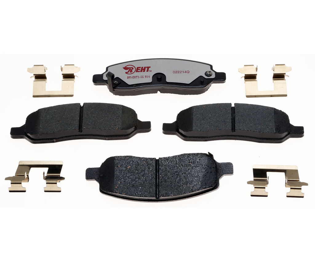 Raybestos EHT1172H - Element3 Enhanced Compound Disc Brake Pads, 2 Wheel Set