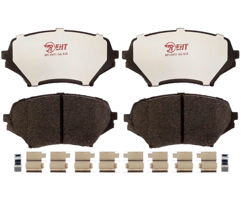 Raybestos EHT1179H - Element3 Enhanced Compound Disc Brake Pads, 2 Wheel Set