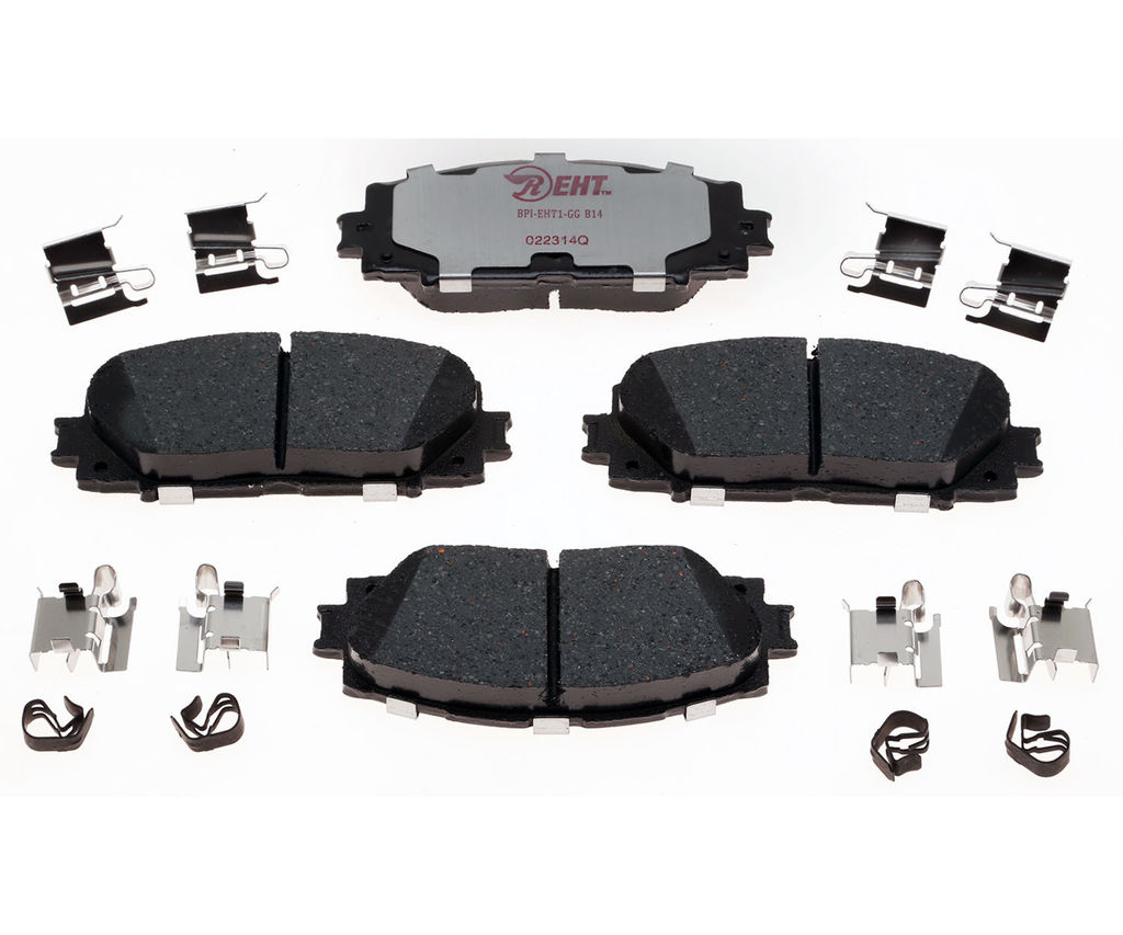 Raybestos EHT1184H - Element3 Enhanced Compound Disc Brake Pads, 2 Wheel Set