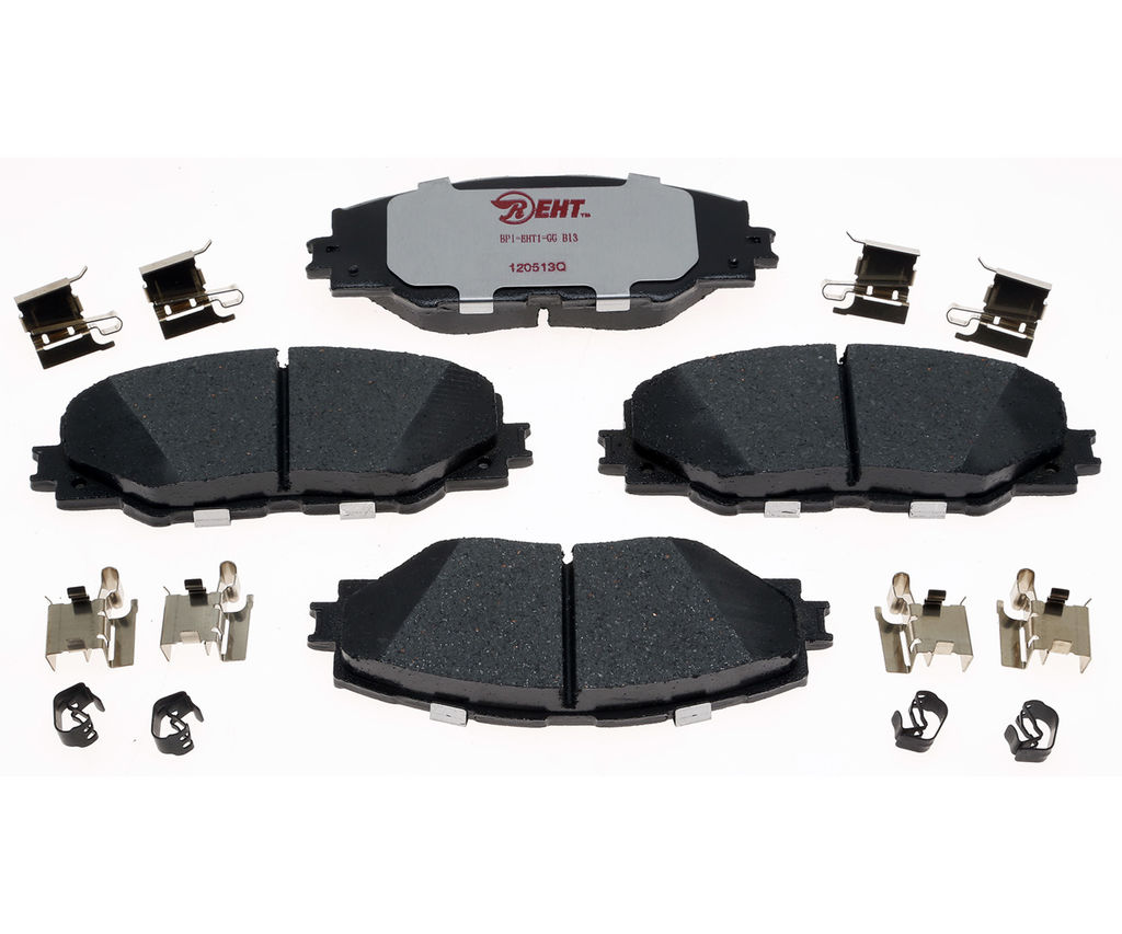 Raybestos EHT1211H - Element3 Enhanced Compound Disc Brake Pads, 2 Wheel Set