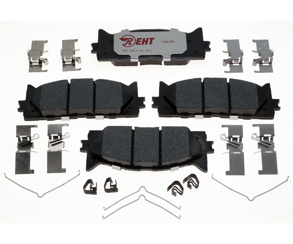 Raybestos EHT1222H - Element3 Enhanced Compound Disc Brake Pads, 2 Wheel Set