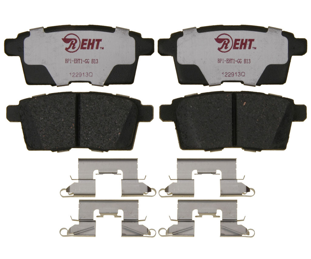 Raybestos EHT1259H - Element3 Enhanced Compound Disc Brake Pads, 2 Wheel Set