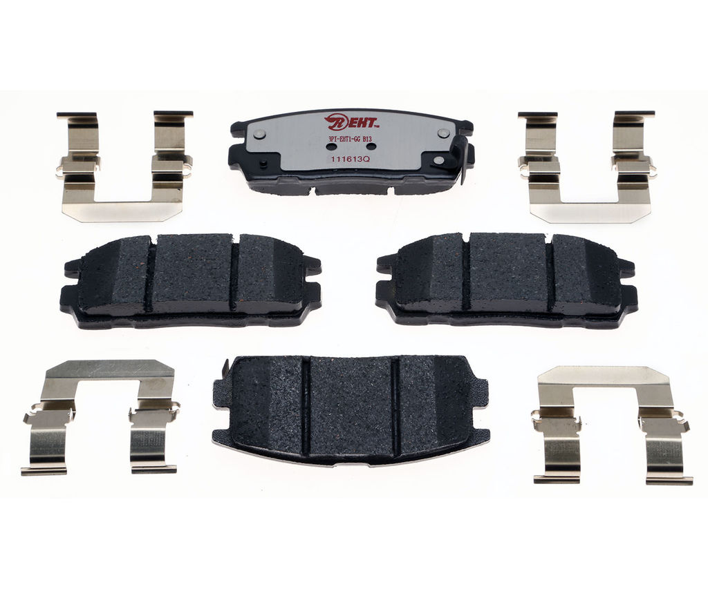 Raybestos EHT1275H - Element3 Enhanced Compound Disc Brake Pads, 2 Wheel Set