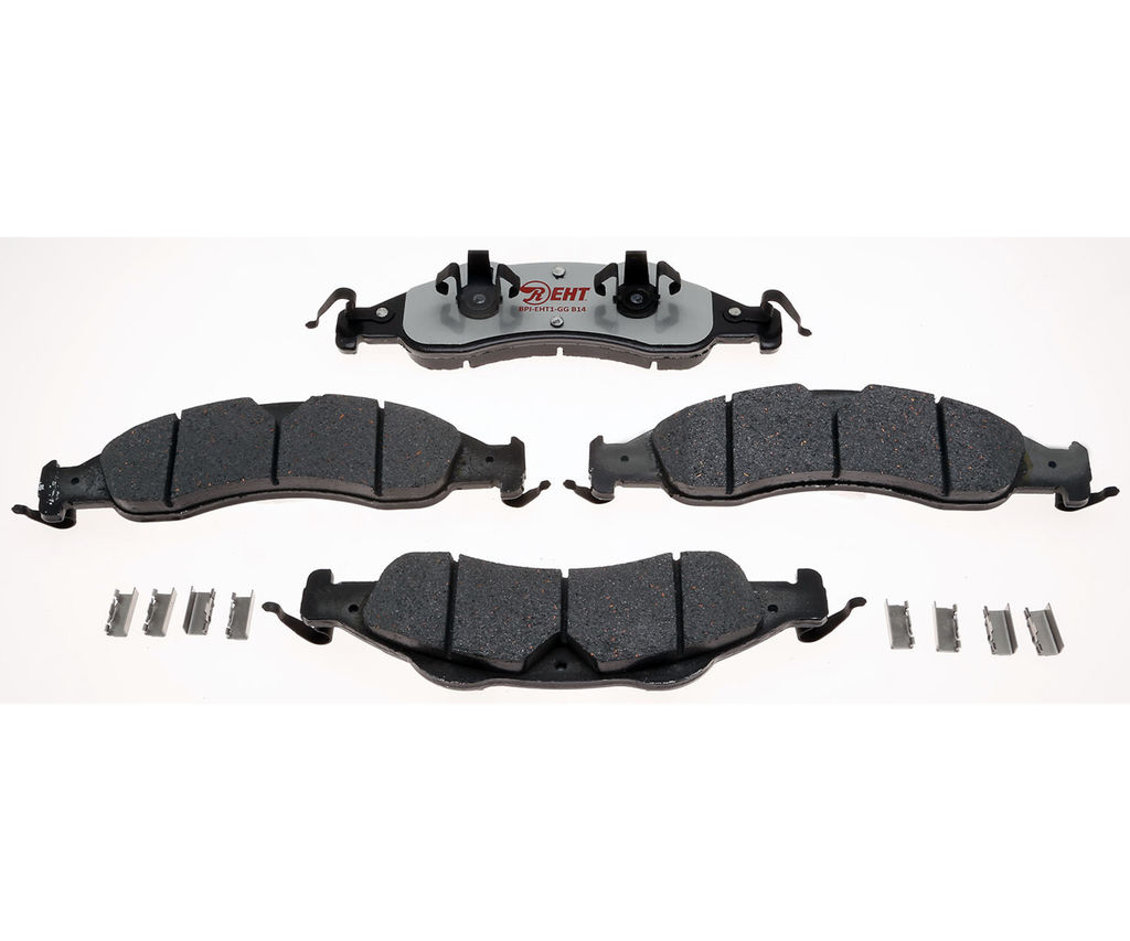 Raybestos EHT1278H - Element3 Enhanced Compound Disc Brake Pads, 2 Wheel Set