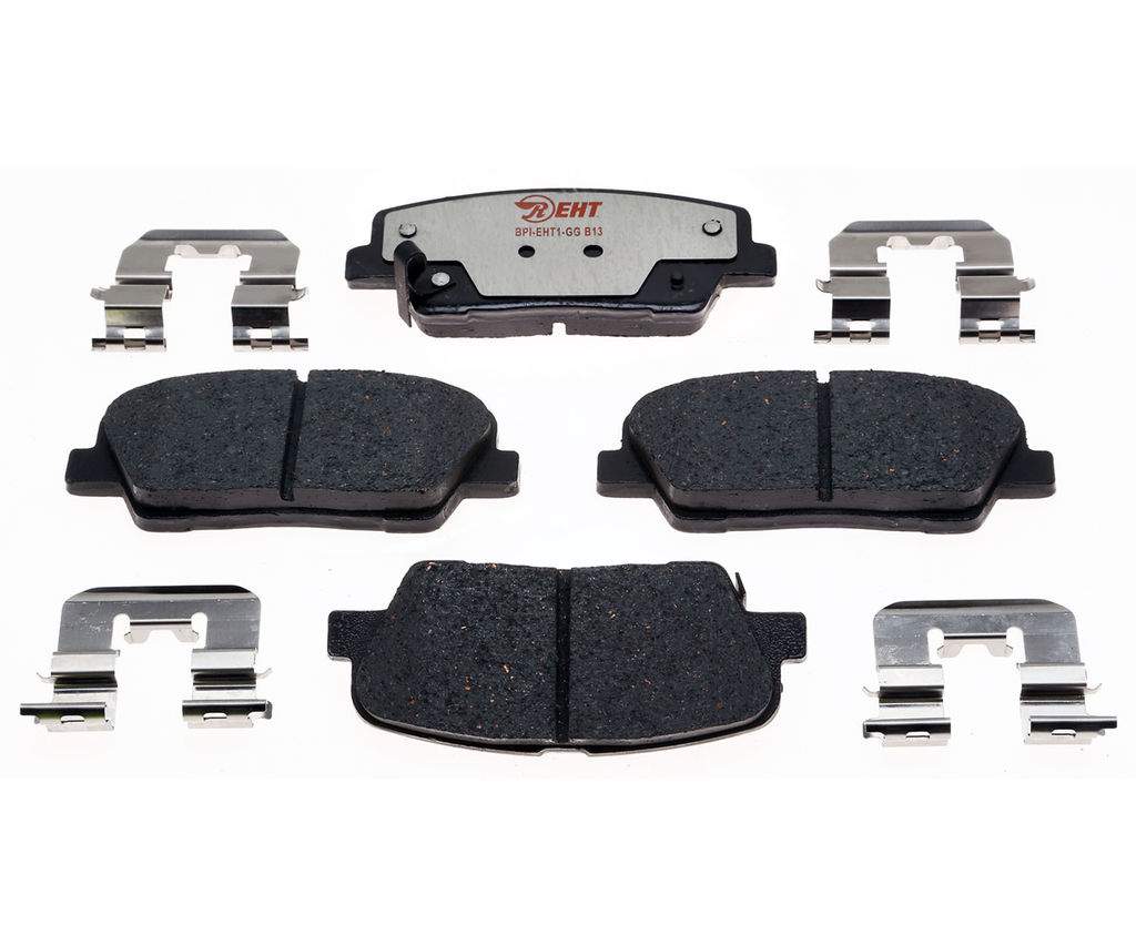 Raybestos EHT1284H - Element3 Enhanced Compound Disc Brake Pads, 2 Wheel Set