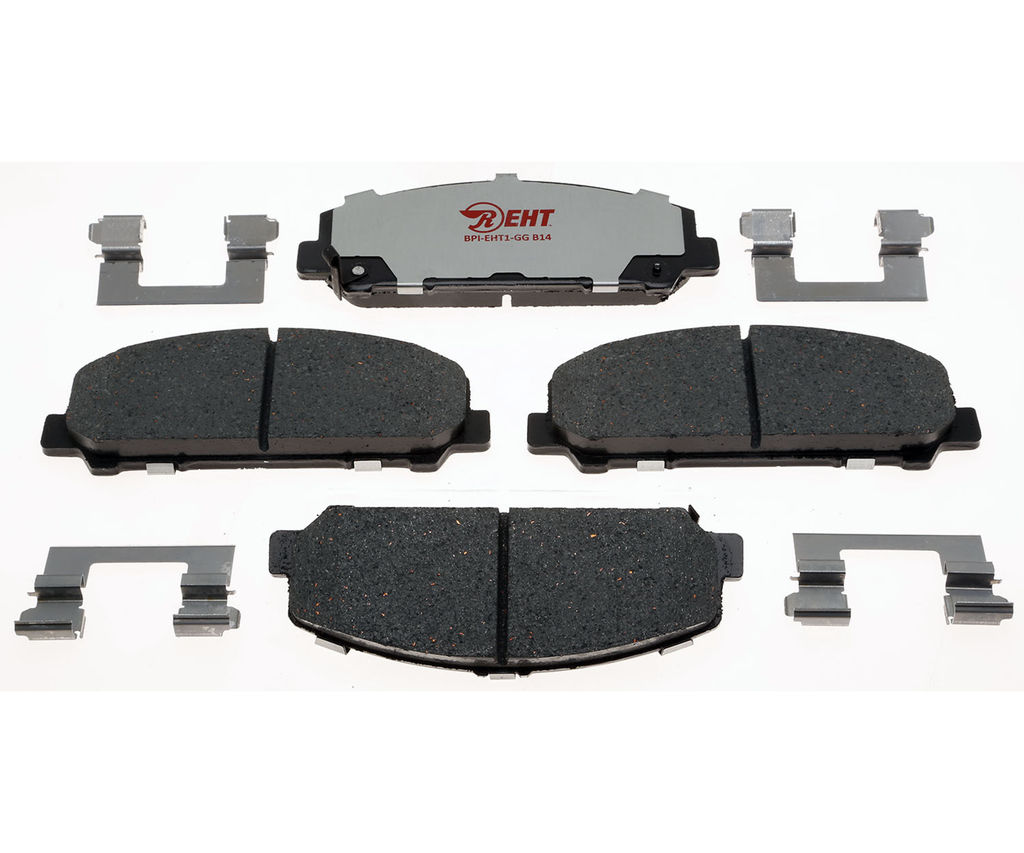 Raybestos EHT1286H - Element3 Enhanced Compound Disc Brake Pads, 2 Wheel Set