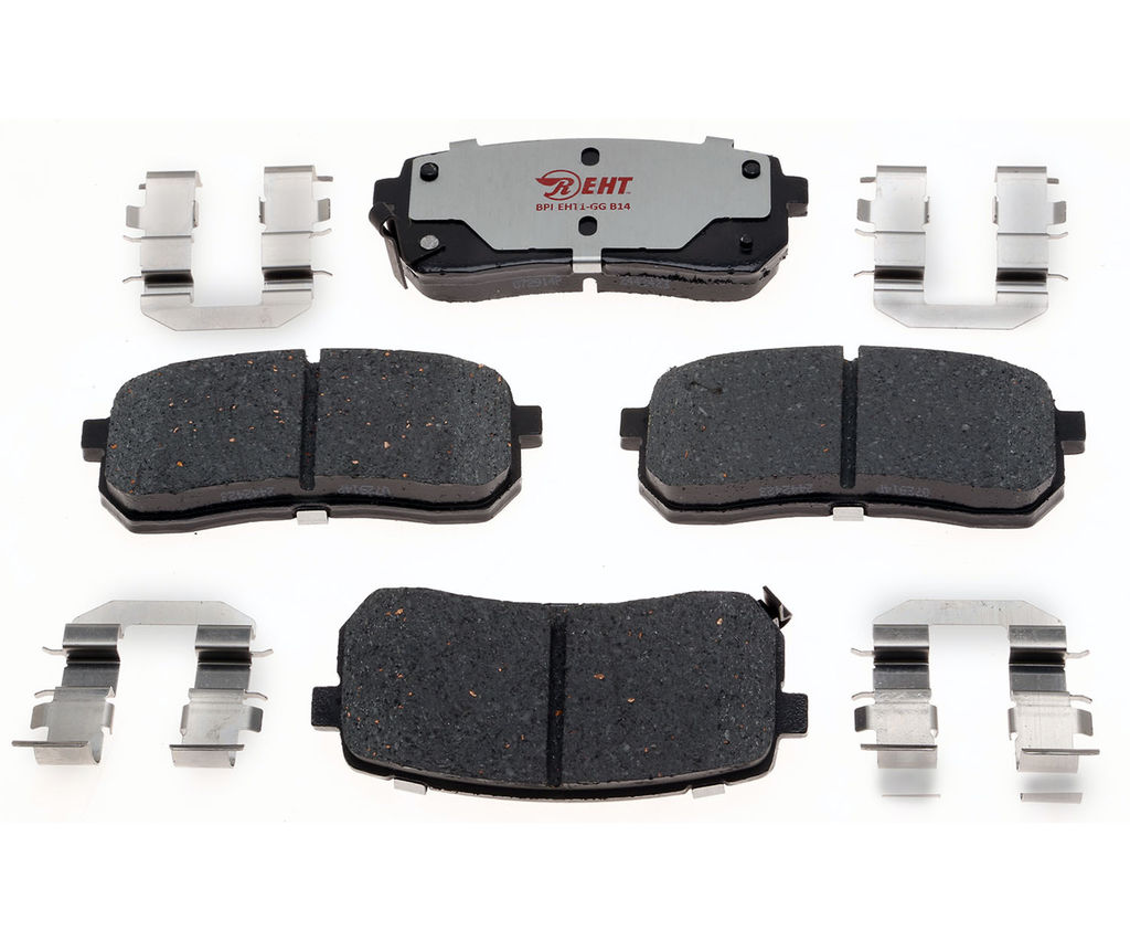 Raybestos EHT1302H - Element3 Enhanced Compound Disc Brake Pads, 2 Wheel Set