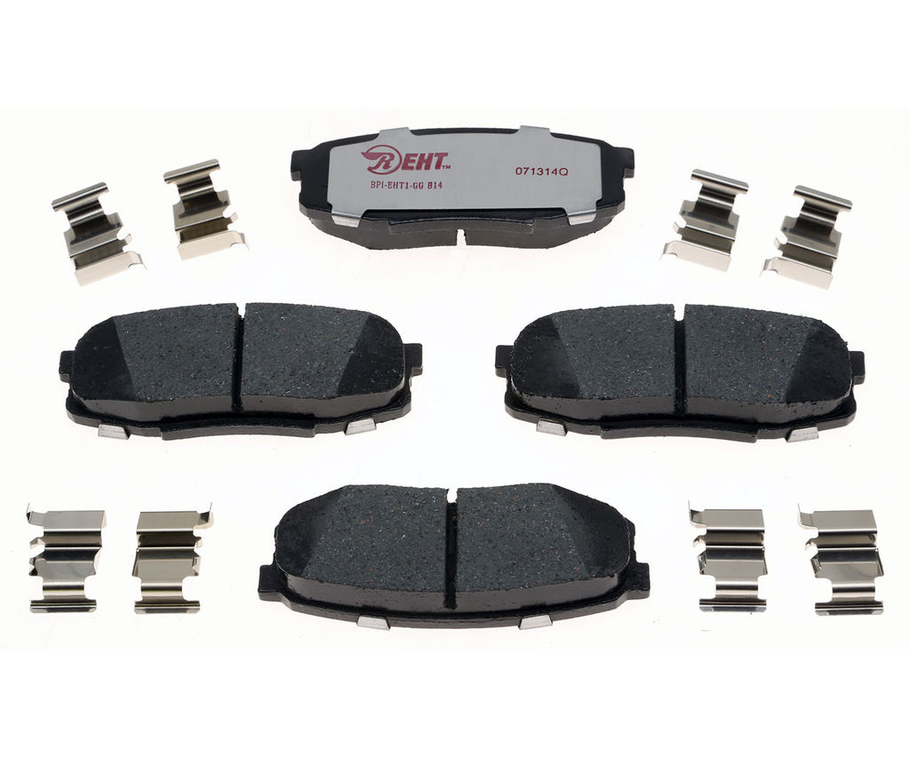 Raybestos EHT1304H - Element3 Enhanced Compound Disc Brake Pads, 2 Wheel Set
