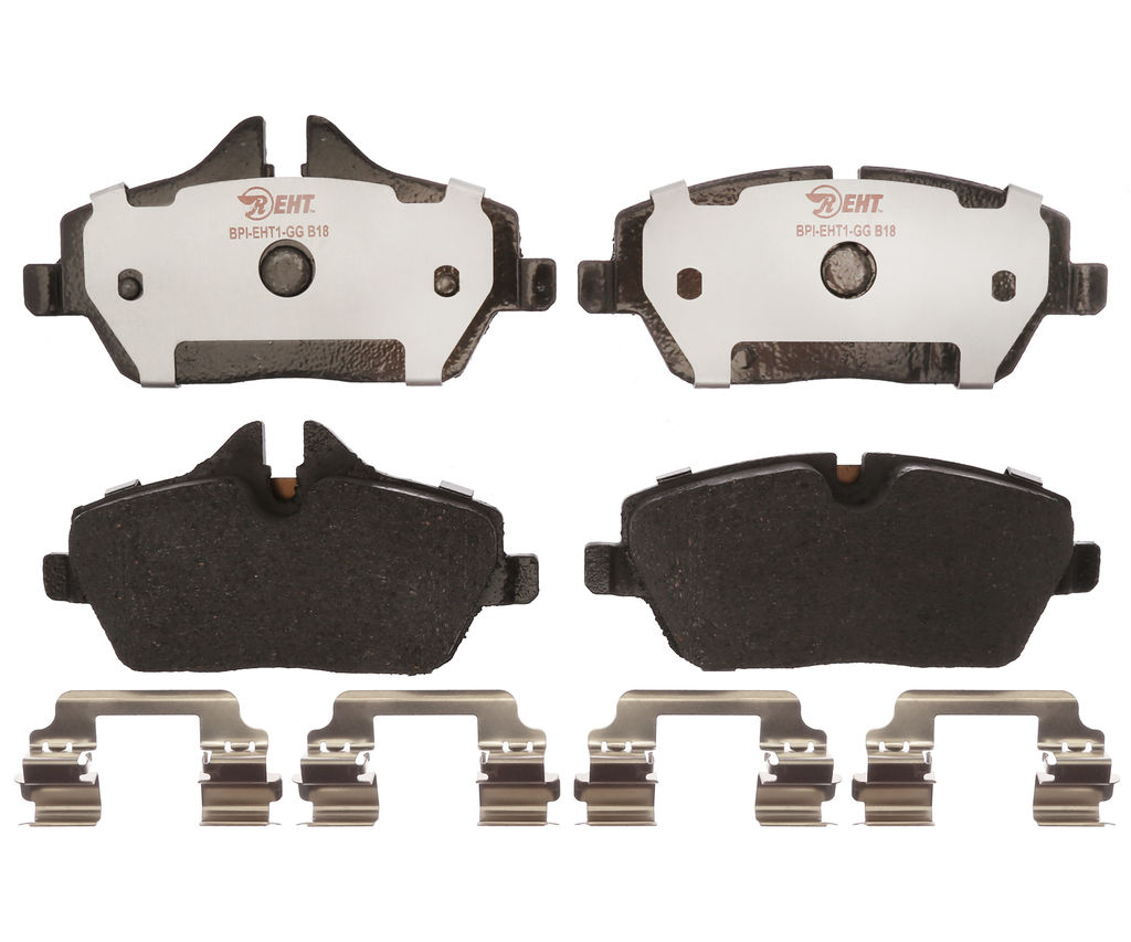 Raybestos EHT1308H - Element3 Enhanced Compound Disc Brake Pads, 2 Wheel Set