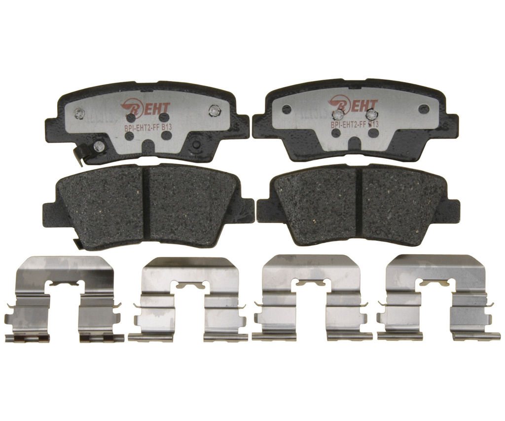 Raybestos EHT1313H - Element3 Enhanced Compound Disc Brake Pads, 2 Wheel Set
