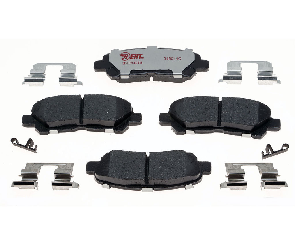 Raybestos EHT1325H - Element3 Enhanced Compound Disc Brake Pads, 2 Wheel Set