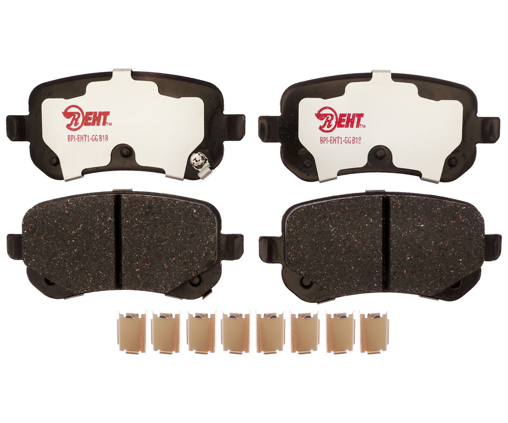 Raybestos EHT1326H - Element3 Enhanced Compound Disc Brake Pads, 2 Wheel Set