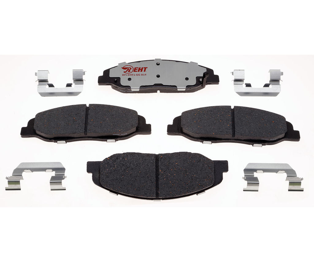 Raybestos EHT1332H - Element3 Enhanced Compound Disc Brake Pads, 2 Wheel Set