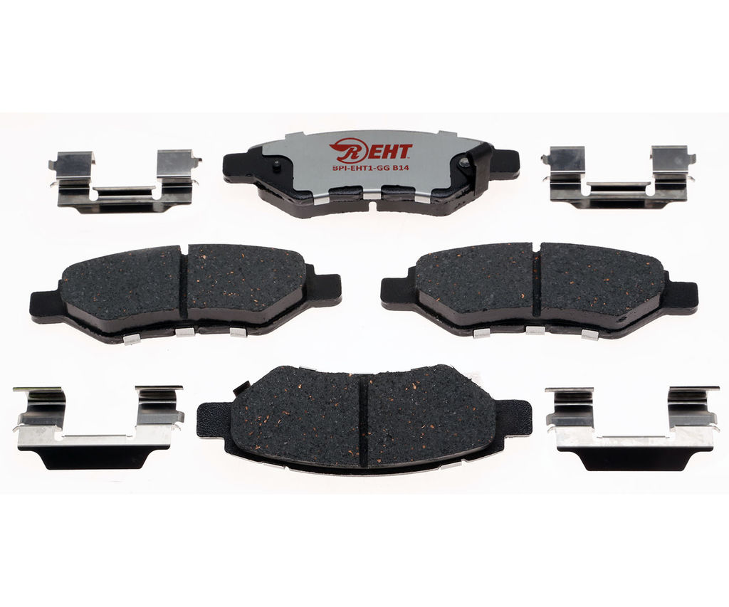 Raybestos EHT1337H - Element3 Enhanced Compound Disc Brake Pads, 2 Wheel Set