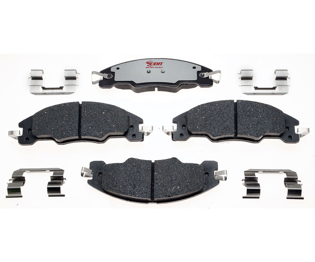 Raybestos EHT1339H - Element3 Enhanced Compound Disc Brake Pads, 2 Wheel Set