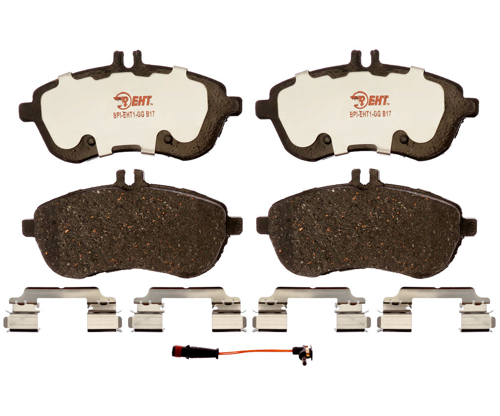 Raybestos EHT1340H - Element3 Enhanced Compound Disc Brake Pads, 2 Wheel Set