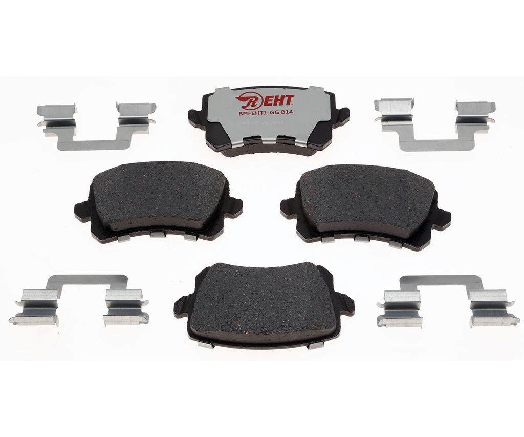 Raybestos EHT1348H - Element3 Enhanced Compound Disc Brake Pads, 2 Wheel Set