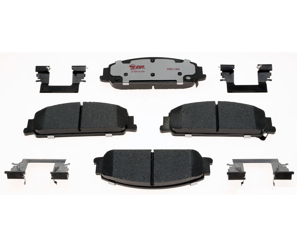 Raybestos EHT1351H - Element3 Enhanced Compound Disc Brake Pads, 2 Wheel Set