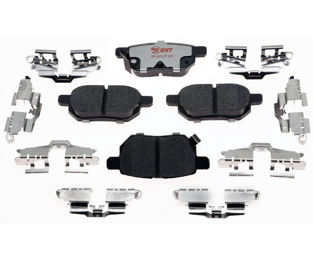 Raybestos EHT1354H - Element3 Enhanced Compound Disc Brake Pads, 2 Wheel Set