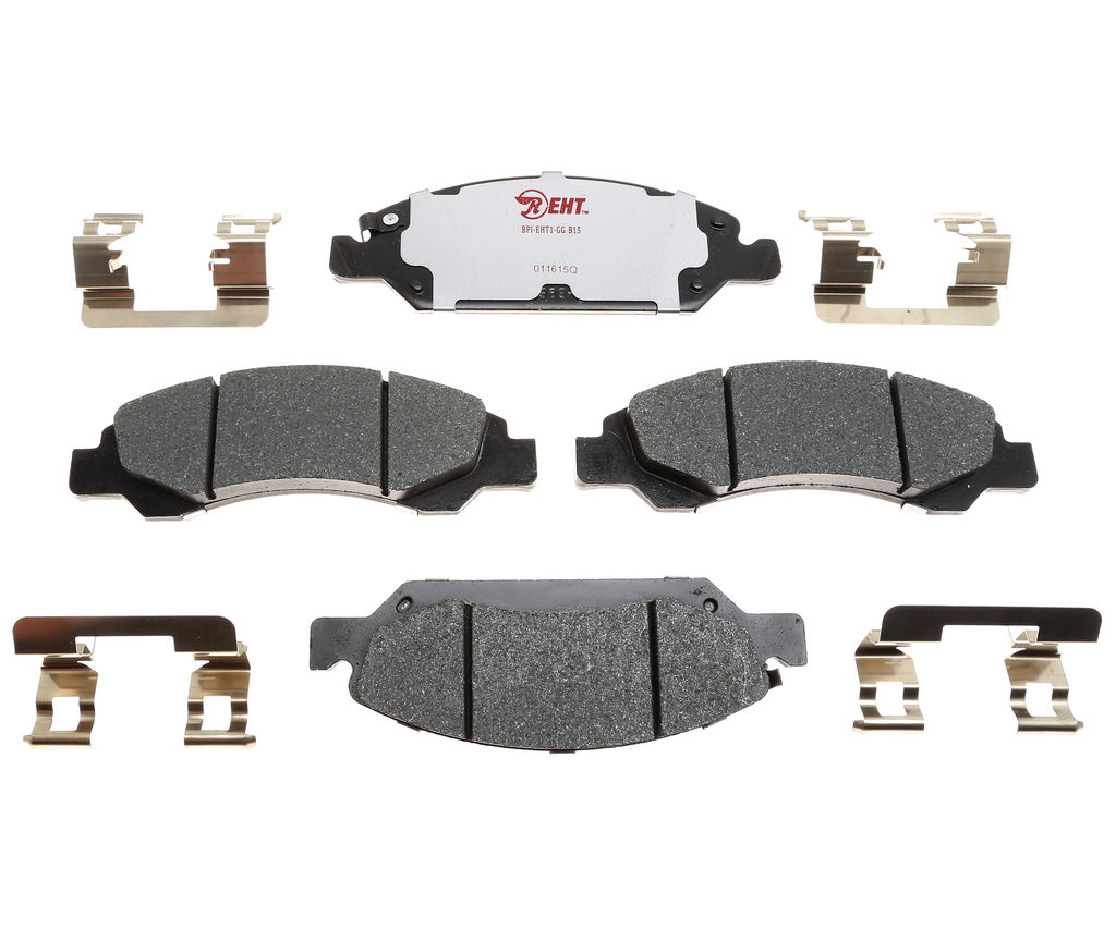 Raybestos EHT1363AH - Element3 Enhanced Compound Disc Brake Pads, 2 Wheel Set