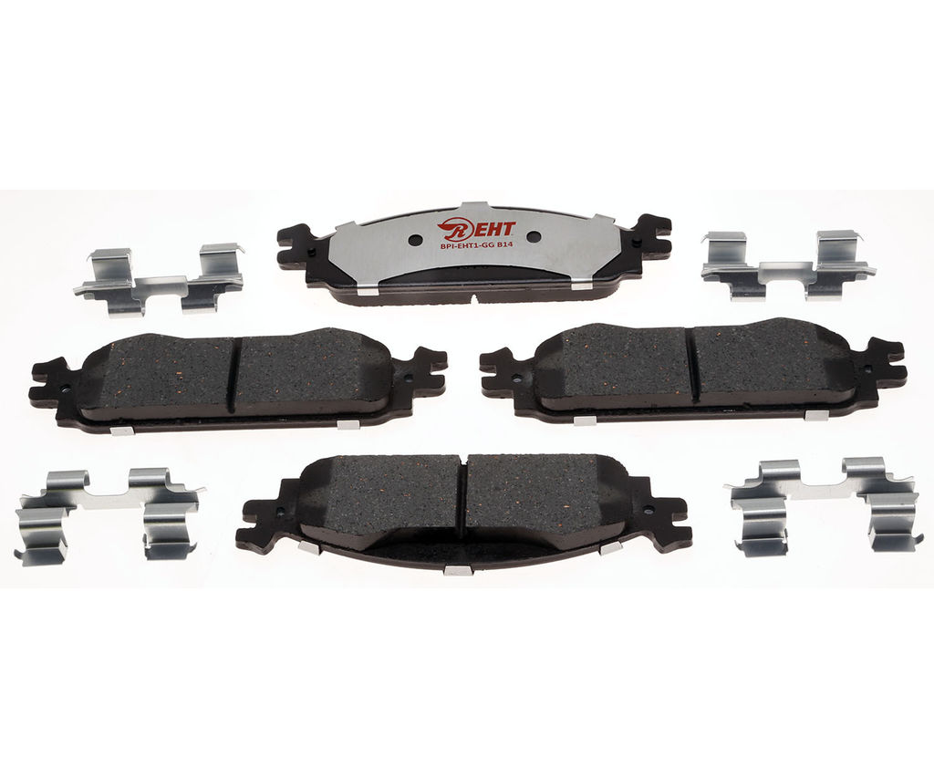 Raybestos EHT1376H - Element3 Enhanced Compound Disc Brake Pads, 2 Wheel Set