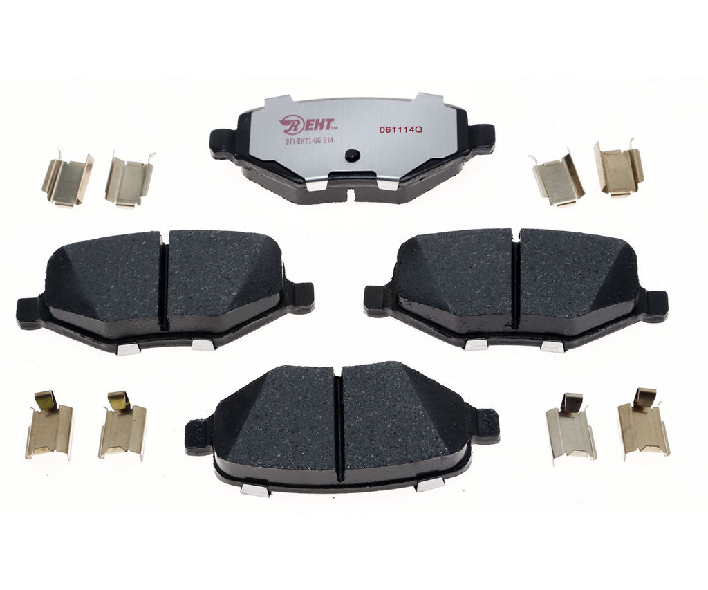 Raybestos EHT1377H - Element3 Enhanced Compound Disc Brake Pads, 2 Wheel Set