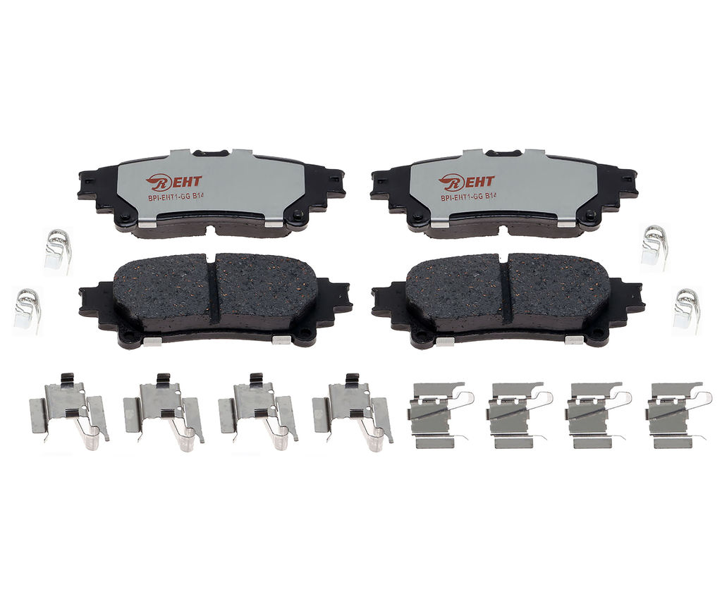 Raybestos EHT1391AH - Element3 Enhanced Compound Disc Brake Pads, 2 Wheel Set