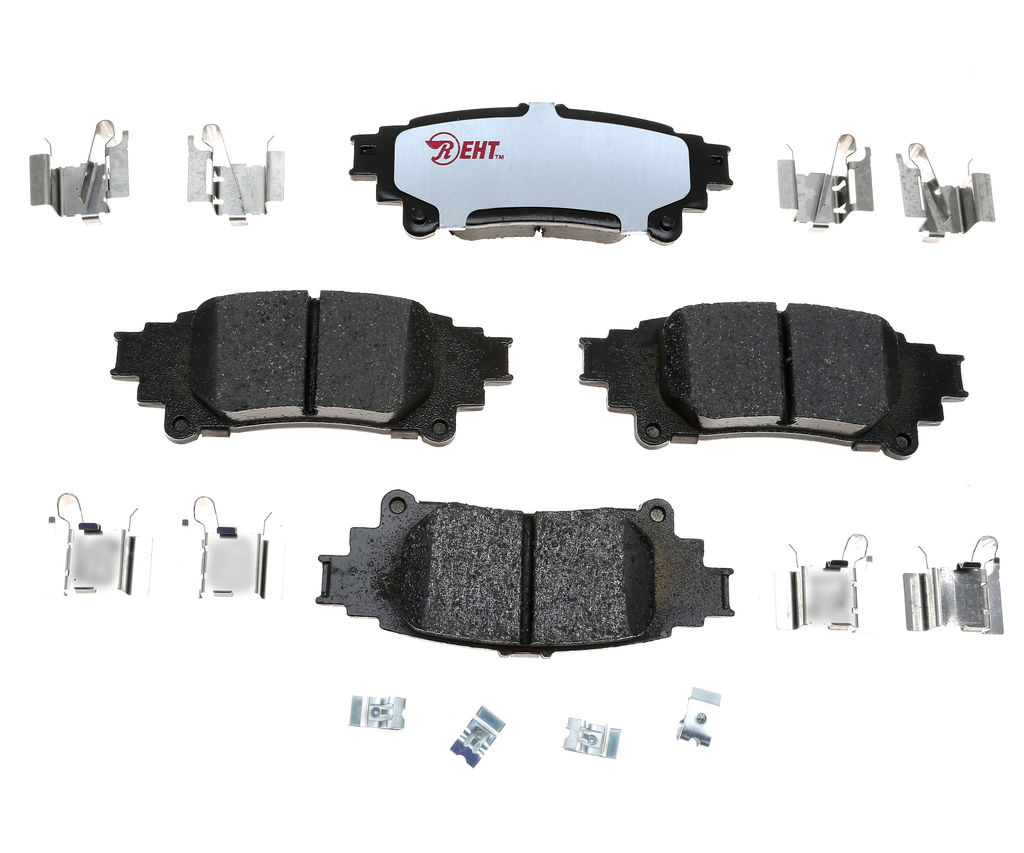 Raybestos EHT1391BH - Element3 Enhanced Compound Disc Brake Pads, 2 Wheel Set