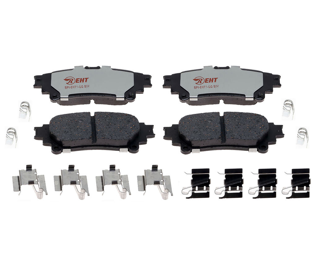 Raybestos EHT1391DH - Element3 Enhanced Compound Disc Brake Pads, 2 Wheel Set
