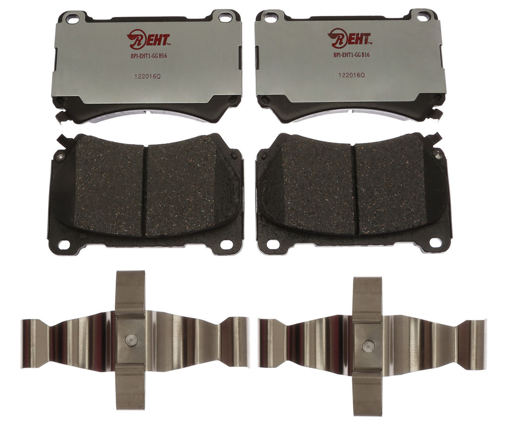 Raybestos EHT1396H - Element3 Enhanced Compound Disc Brake Pads, 2 Wheel Set