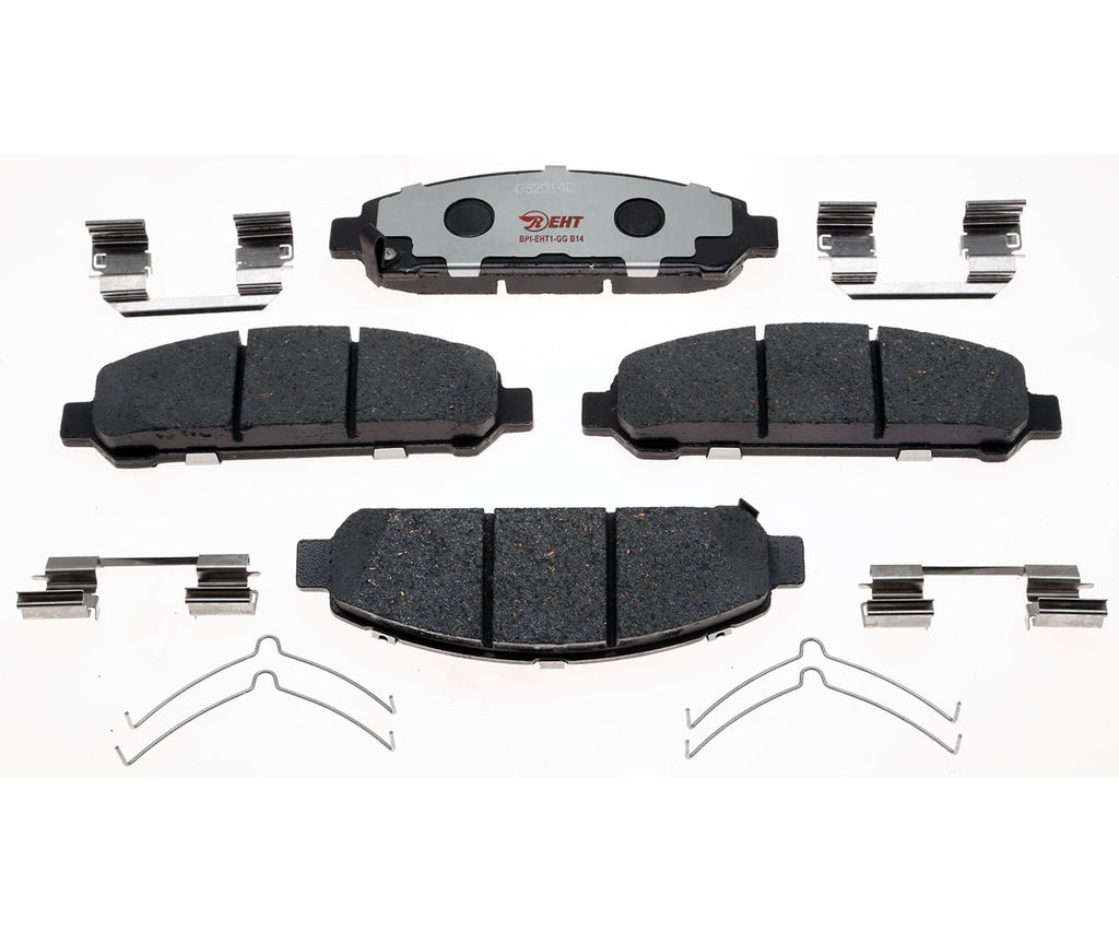 Raybestos EHT1401H - Element3 Enhanced Compound Disc Brake Pads, 2 Wheel Set