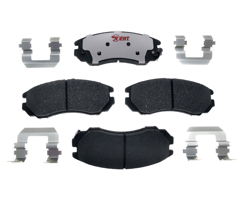 Raybestos EHT1408H - Element3 Enhanced Compound Disc Brake Pads, 2 Wheel Set