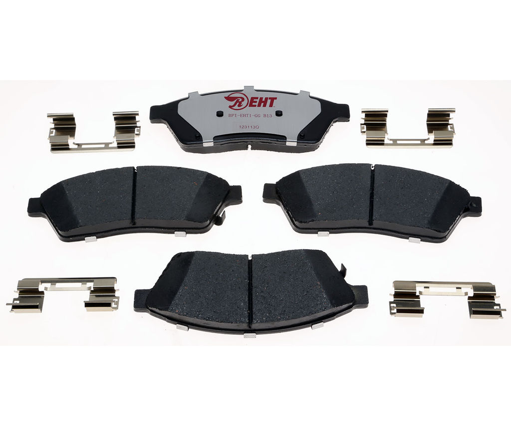 Raybestos EHT1422H - Element3 Enhanced Compound Disc Brake Pads, 2 Wheel Set