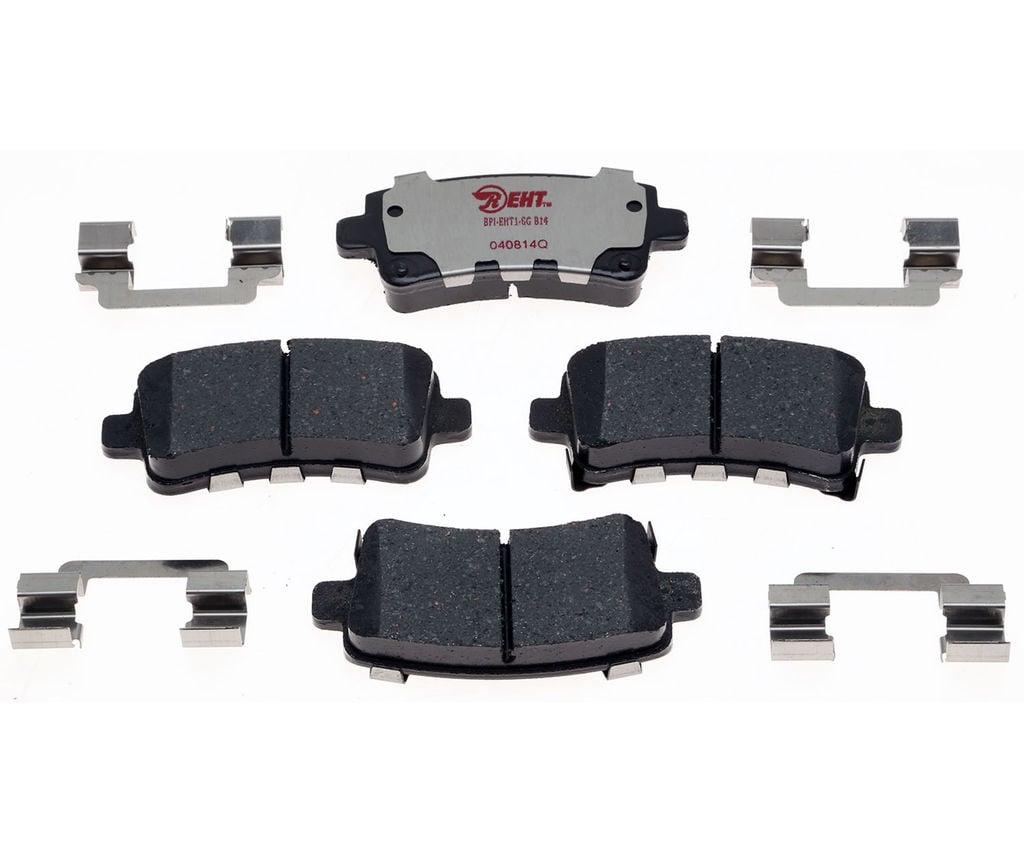 Raybestos EHT1430H - Element3 Enhanced Compound Disc Brake Pads, 2 Wheel Set