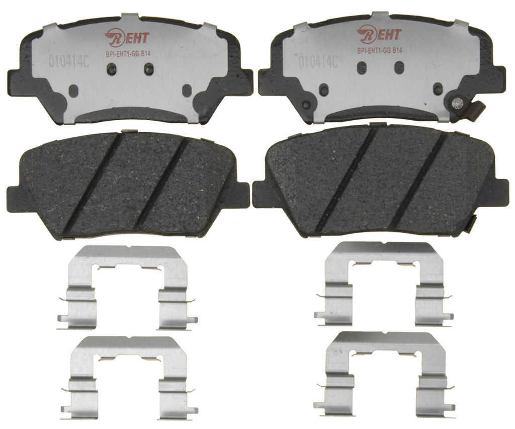 Raybestos EHT1432H - Element3 Enhanced Compound Disc Brake Pads, 2 Wheel Set