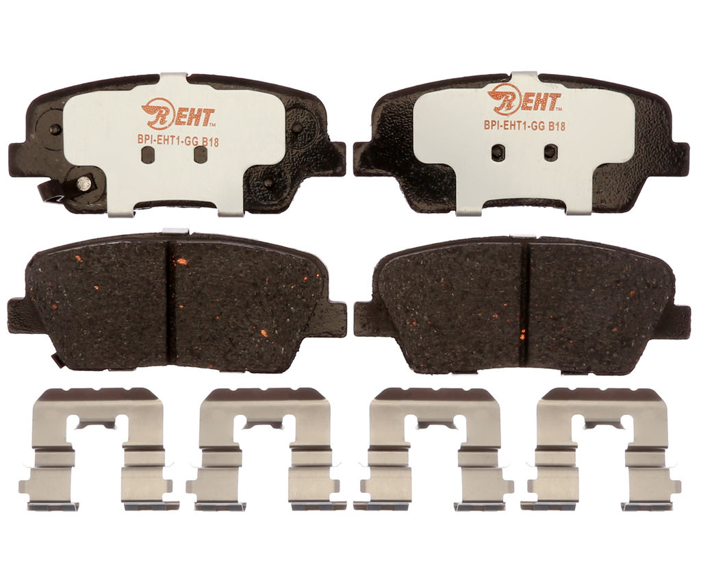 Raybestos EHT1439H - Element3 Enhanced Compound Disc Brake Pads, 2 Wheel Set