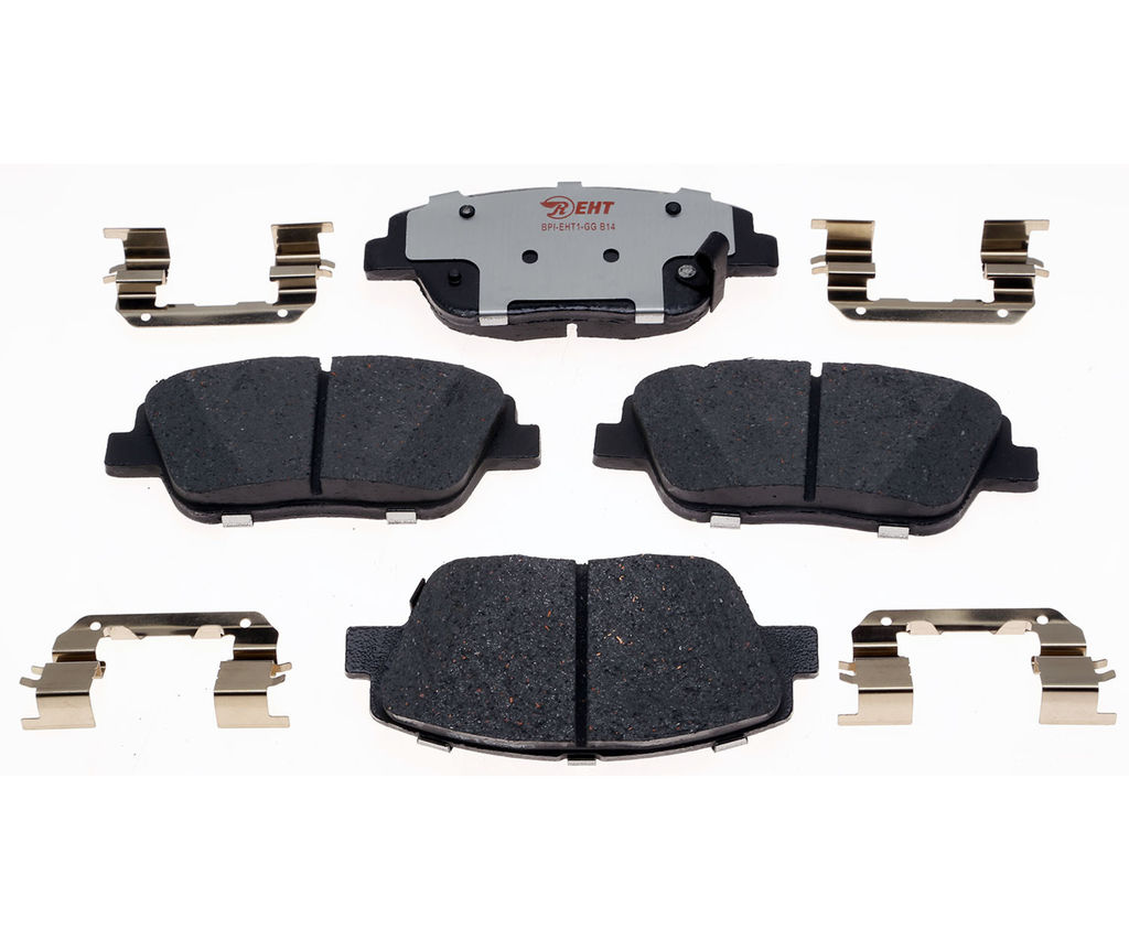 Raybestos EHT1444H - Element3 Enhanced Compound Disc Brake Pads, 2 Wheel Set