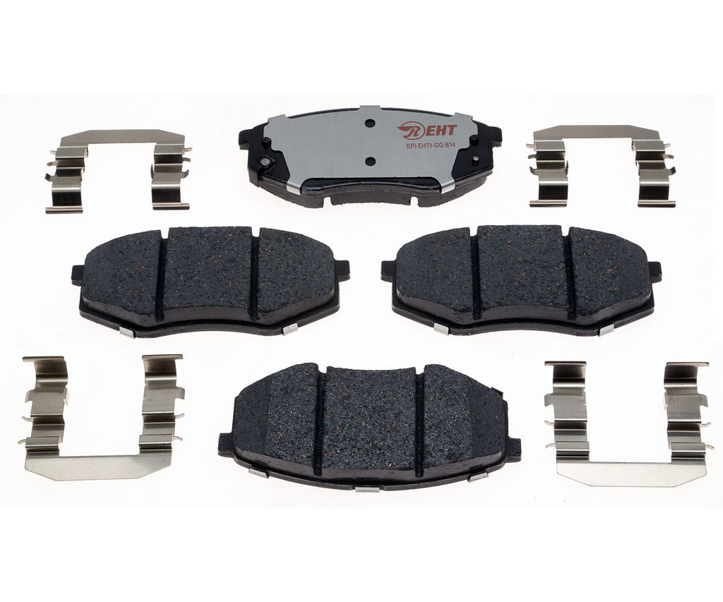 Raybestos EHT1447H - Element3 Enhanced Compound Disc Brake Pads, 2 Wheel Set