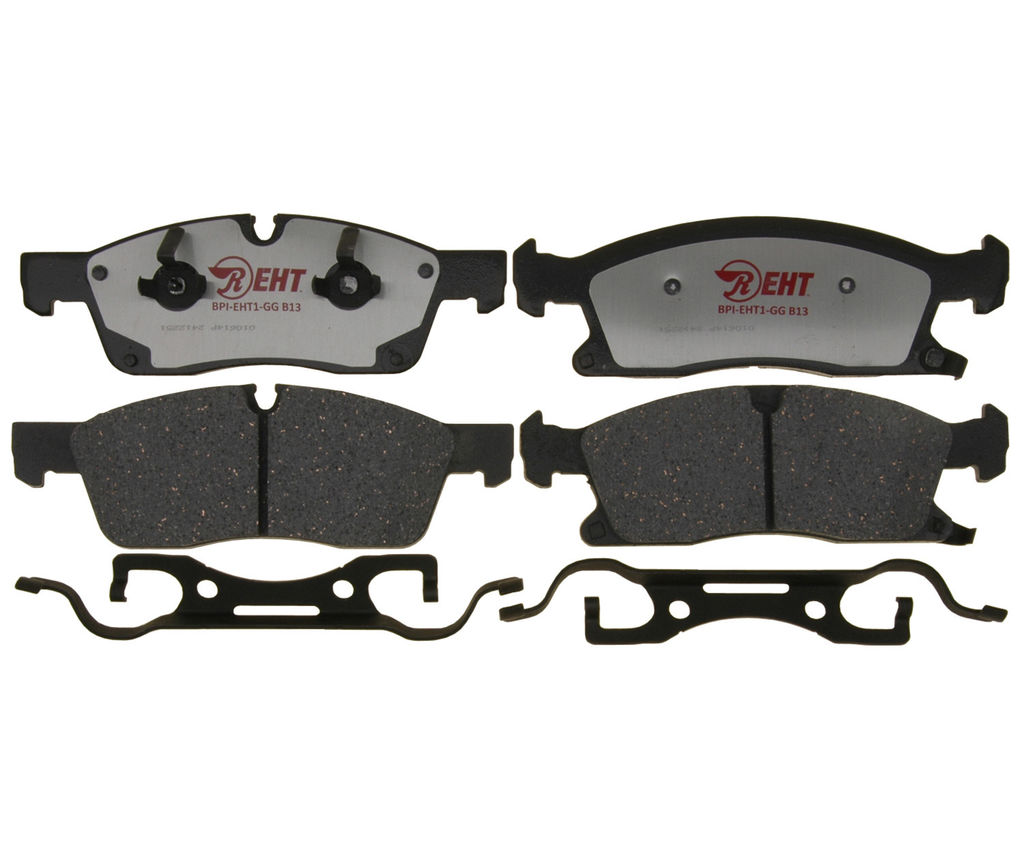 Raybestos EHT1455H - Element3 Enhanced Compound Disc Brake Pads, 2 Wheel Set