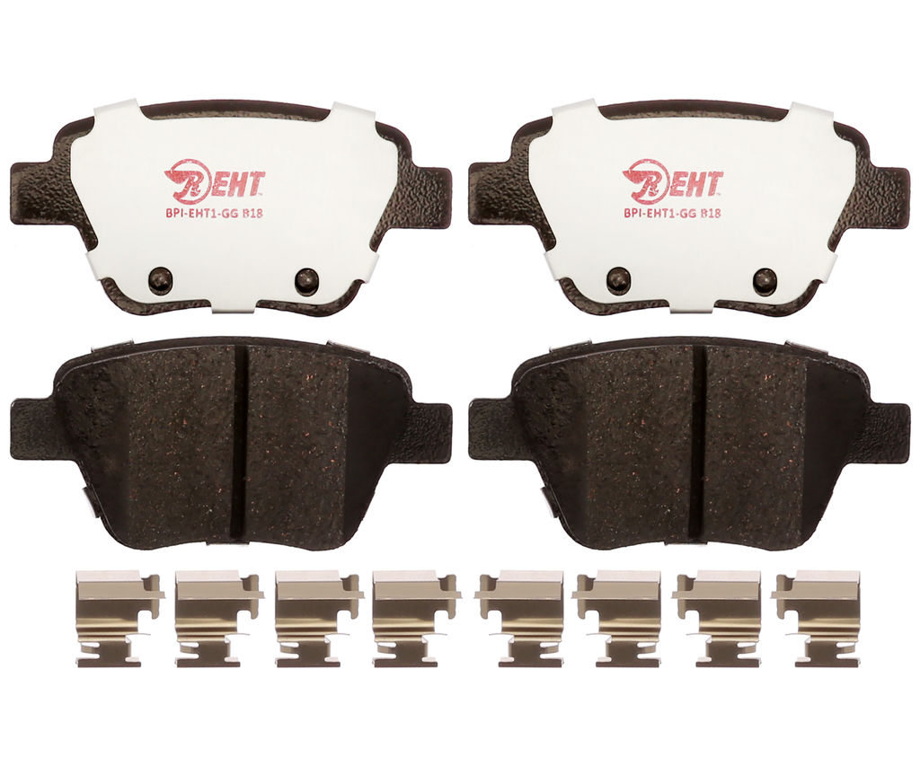 Raybestos EHT1456H - Element3 Enhanced Compound Disc Brake Pads, 2 Wheel Set