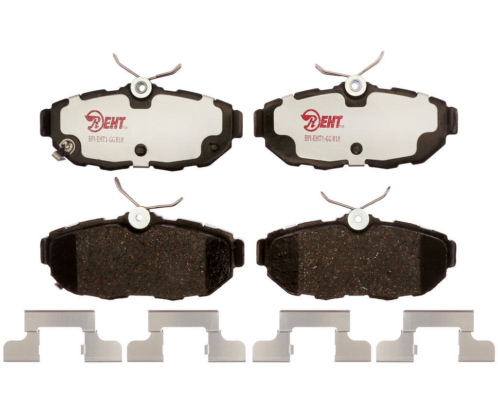 Raybestos EHT1465H - Element3 Enhanced Compound Disc Brake Pads, 2 Wheel Set