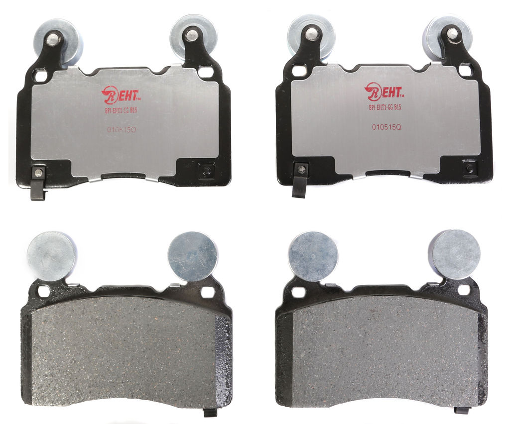 Raybestos EHT1474 - Element3 Enhanced Compound Disc Brake Pads, 2 Wheel Set