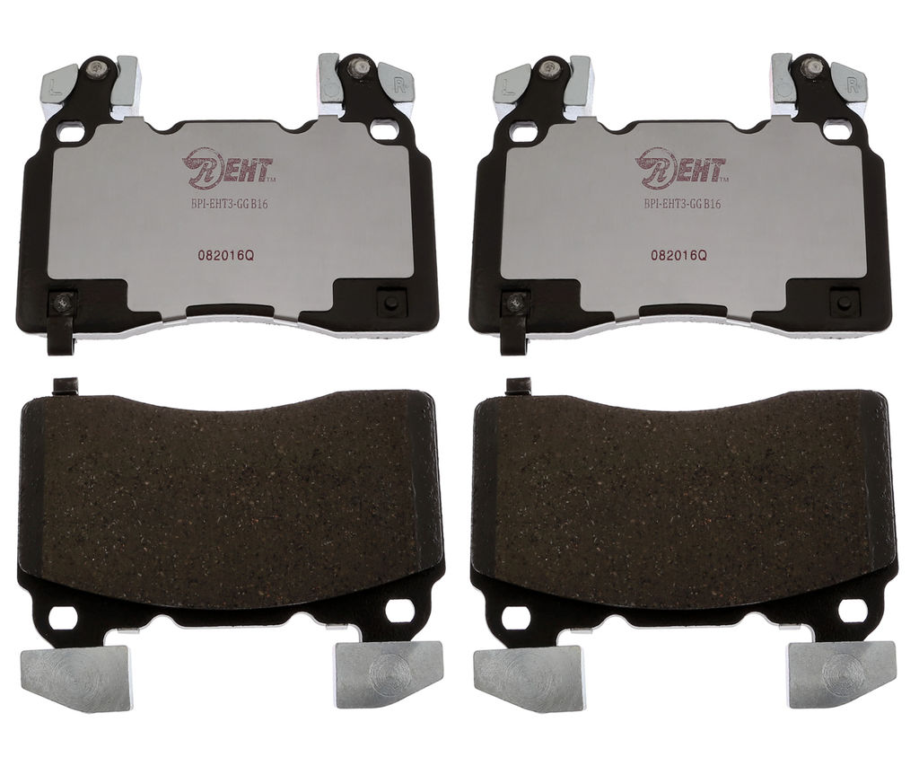 Raybestos EHT1474A - Element3 Enhanced Compound Disc Brake Pads, 2 Wheel Set