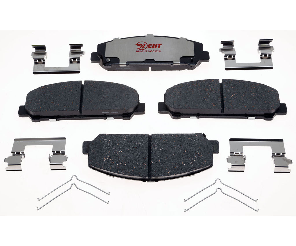 Raybestos EHT1509H - Element3 Enhanced Compound Disc Brake Pads, 2 Wheel Set