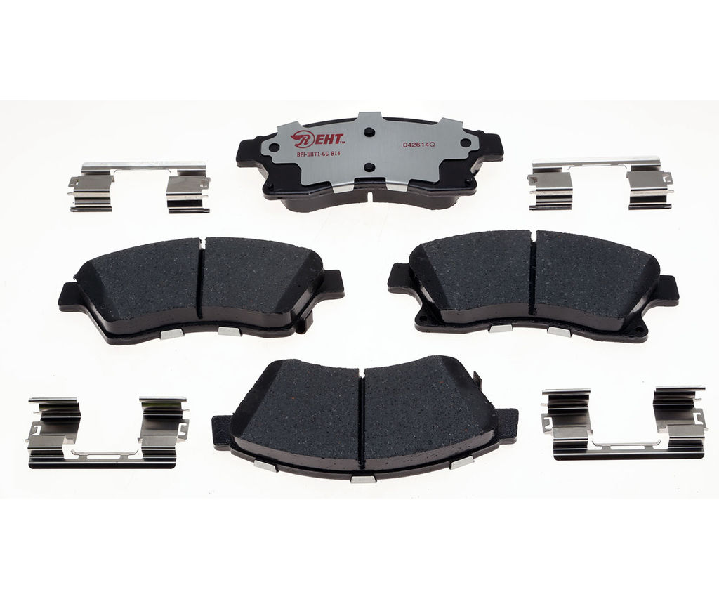Raybestos EHT1522H - Element3 Enhanced Compound Disc Brake Pads, 2 Wheel Set