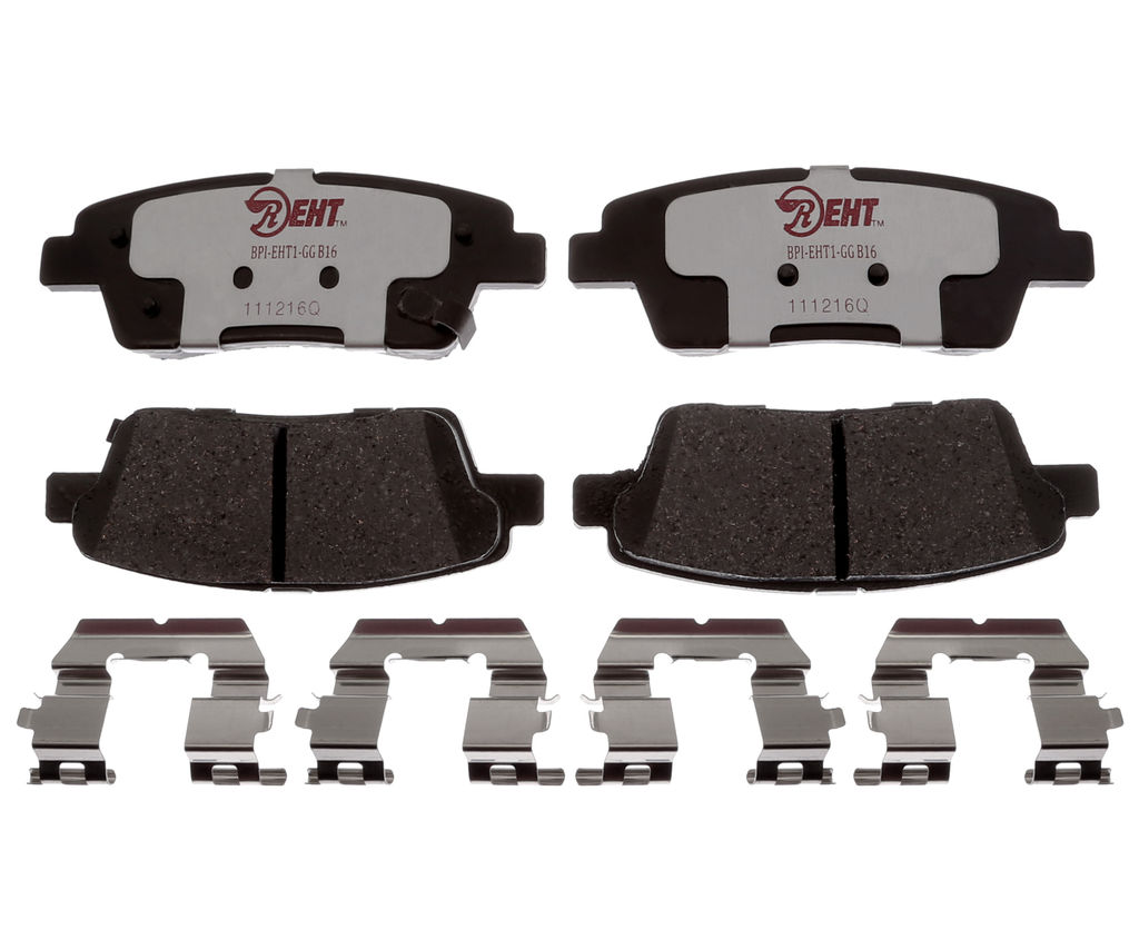 Raybestos EHT1551H - Element3 Enhanced Compound Disc Brake Pads, 2 Wheel Set
