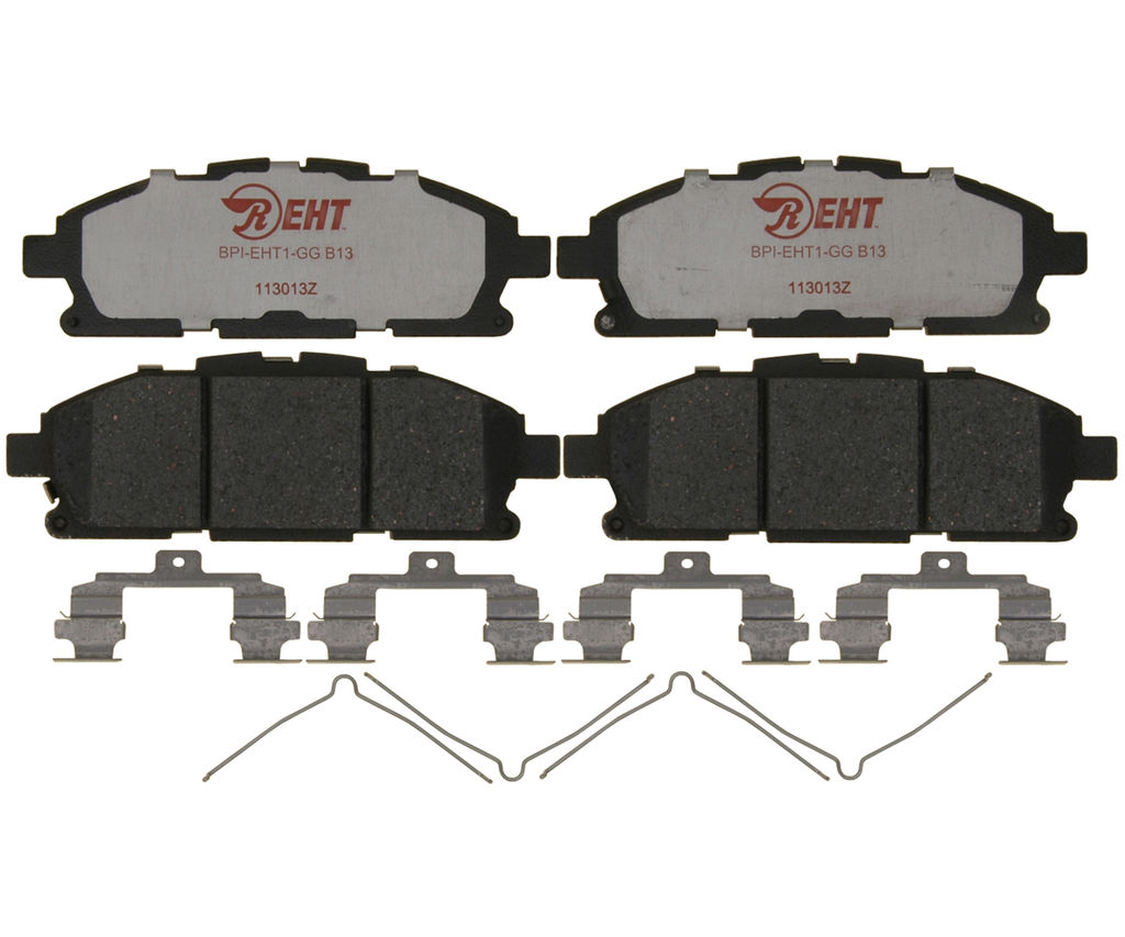 Raybestos EHT1552H - Element3 Enhanced Compound Disc Brake Pads, 2 Wheel Set