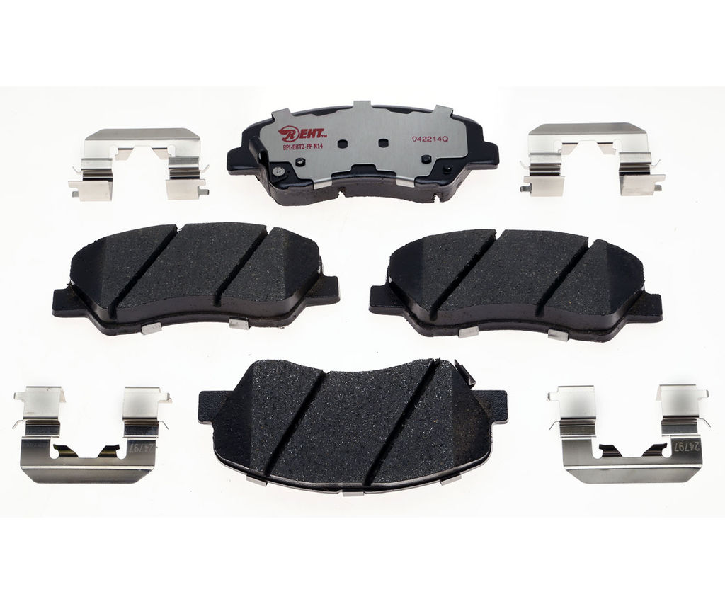 Raybestos EHT1593H - Element3 Enhanced Compound Disc Brake Pads, 2 Wheel Set